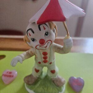 vintage Lefton clown figurine